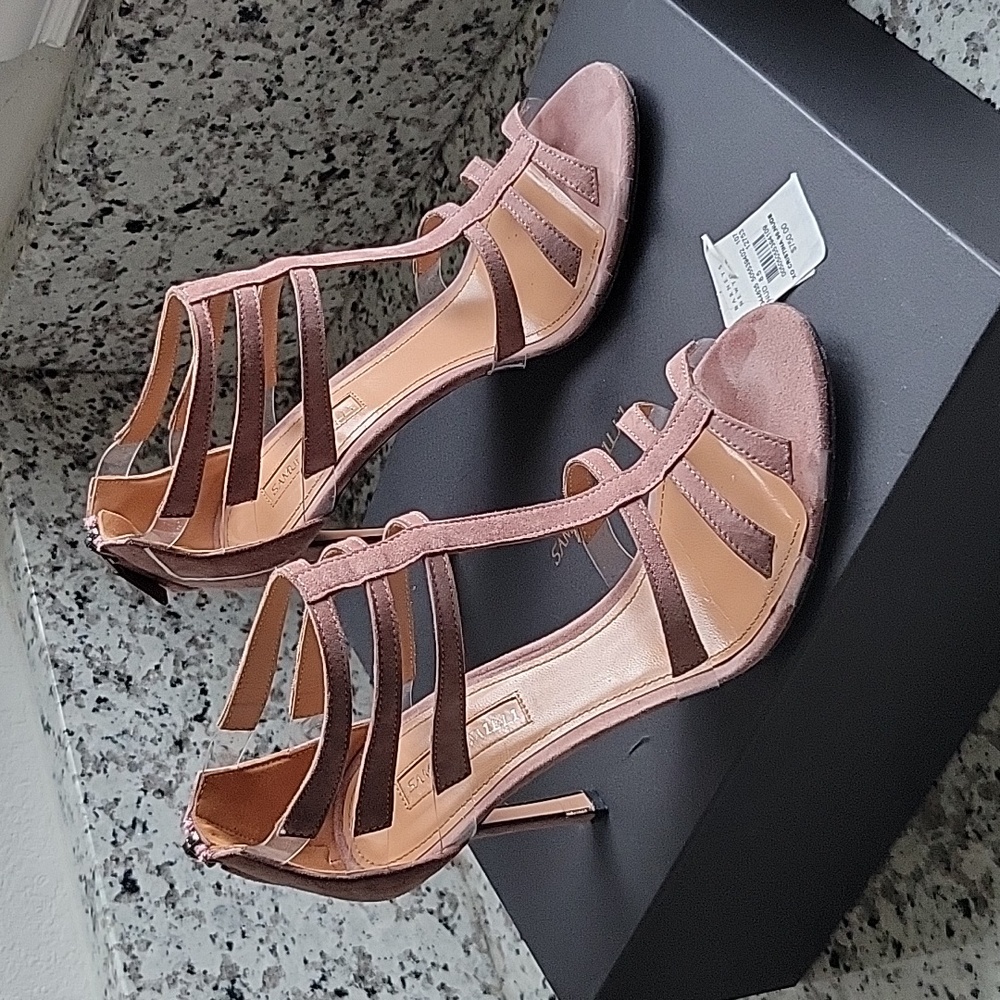 Samuelle Failli Lipstick Suede Cristina 90 heels - Picture 2 of 16